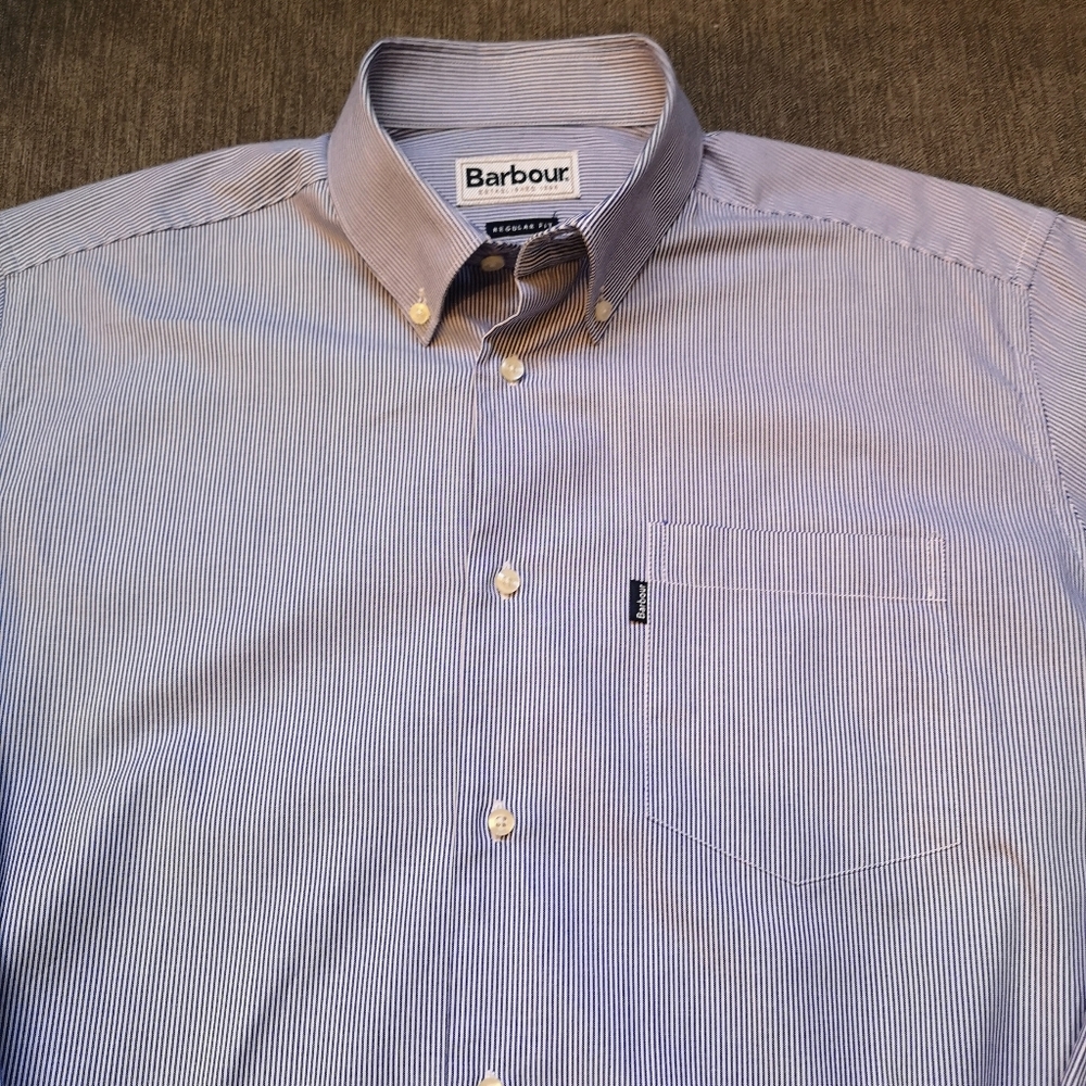 Men's Barbour Button Down sz S